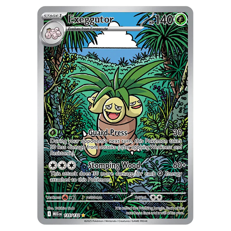 Pokemon Mega Evolution Exeggutor - 135/132 (Single Card)