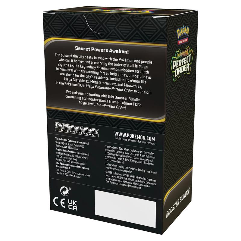 Pokemon Mega Evolution Perfect Order Booster Bundle