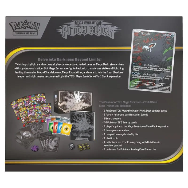 Pokemon Mega Evolution Pitch Black Elite Trainer Box