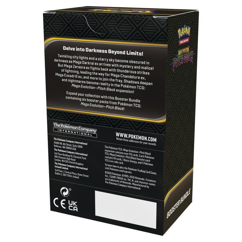 Pokemon Mega Evolution Pitch Black Booster Bundle (PK6)